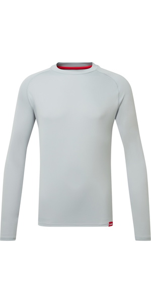 2026 Gill Junior UV Tec Long Sleeve Tee UV011J - Medium Grey